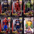 thumbnail image 2 of Nuevo juguete de 30 cm de Marvel Avengers, Thanos, Hulk, Spiderman, Iron Man, Capitán América, Thor, Pantera Negra, con sonido y luz, juguete de acción, 2 of 5