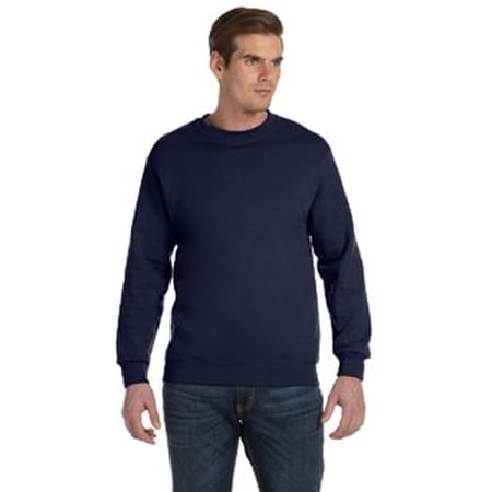 Adult DryBlend® Adult 15 oz./lin. yd., 50/50 Fleece Crew - NAVY - M