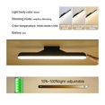 thumbnail image 2 of LED Makeup Lamp Light USB Eye Protection Rechargeable Portable Hanging Magnetic Lamp Touch Switch Light Selfie Light ,Easy to Use, 2 of 8