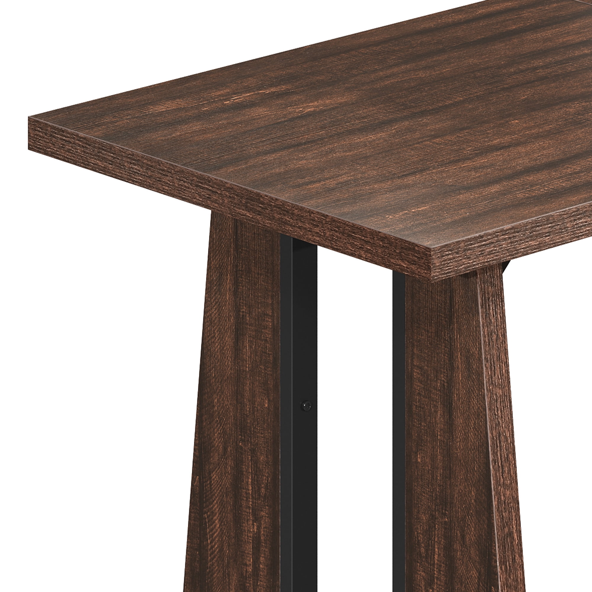 Uforic 70" Wood Dining Table for 6-8 Person, Farmhouse Rectangle Dining Table withHeavy Duty Leg, Kitchen Table for Gathering, Kitchen, Dining Living Room, Brown