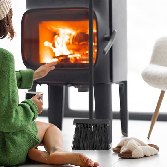 Masteelf 5 Pcs Fireplace Brush Fireplace Cleaner With Hand Sweeper Soft Whisk Broom For Chimney Cleaning Suitable For Ash And Dust Removal In Villas Homes