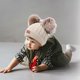 thumbnail image 4 of Bebé niña sombreros invierno lindo bebé gorros tejidos bebé sombreros cálido infantil sombrero MFZFUKR CPB-US-XD830-4, 4 of 5