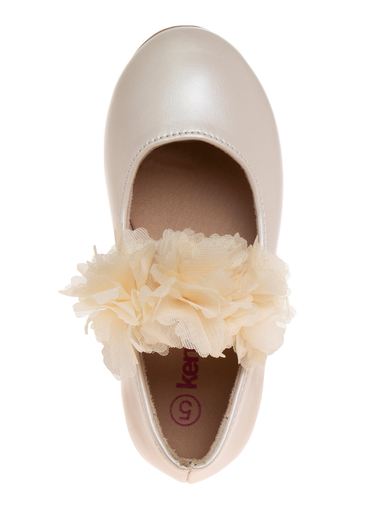 Kensie Girl Toddler Patent Flower Ballet Flat, Sizes 5-10
