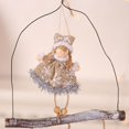 thumbnail image 1 of Adornos de ángel de Navidad, colgante de muñeca de ángel, decoración de árbol de Navidad, decoración colgante, colgante de ángel de peluche de Navidad, muñeca linda para niño para Navidad, decoración kaili Sencillez, 1 of 4