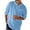 Light Blue, variant on IROINNID Henley Shirts for Men Cotton Comfy Solid Button Long Sleeve Shirt Blouse Tops ,Khaki