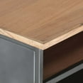 thumbnail image 4 of vidaXL Coffee Table Gray 35.4"x19.7"x13.8" Solid Acacia Wood, 4 of 9