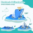thumbnail image 3 of GVDV Baby Pool Float with Canopy UPF50+ Sun Protection, 6-24 Months Inflatable Infant Swimming Ring with Adjustable Safety Seat, 3 of 6