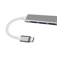 thumbnail image 2 of Convertidor HUB con 1 puerto USB3.0 y 3 USB2.0 para Windows Linux (Tipo-c), 2 of 3