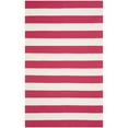 thumbnail image 1 of Safavieh Montauk 6' X 9' Hand Woven Cotton Pile Rug in Red and Ivory, 1 of 3