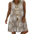 thumbnail image 1 of Robe Midi Sans Manches à Manches Longues pour Femmes Robe de Plage, 1 of 2
