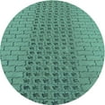 thumbnail image 1 of Ahgly Company Indoor Round Patterned SeaGreen Area Rugs, 5' Round, 1 of 6