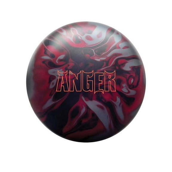 Hammer Anger Solid Bowling Ball - Black/Crimson/Grey