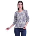 thumbnail image 2 of Moomaya Printed Ruffle Shirt Women Party Top Short T-Shirt Top Summer Clothing, 2 of 4