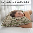thumbnail image 5 of Beige Spring Floral Pillow Covers, Linen Long Throw Pillow Case, Elegant Pastoral Flowers Birds Watercolor Holiday Pillow Protector Decorative Cushion Cover for Living Room/Bedroom 16" x 24", 5 of 8