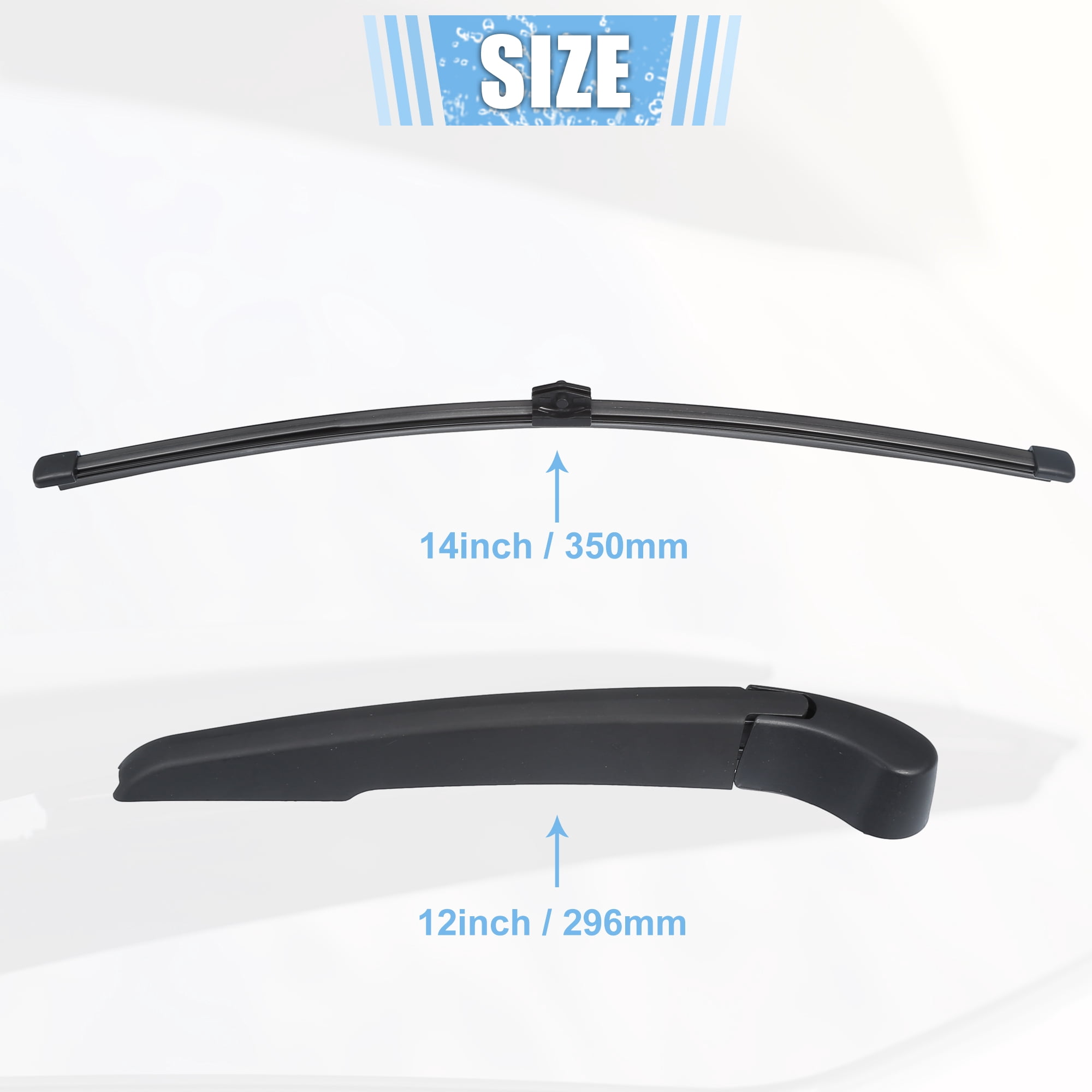 Unique Bargains Rear Wiper Arm Set for BMW X1 F48 2015-2022 and X2 F39 2018-2023