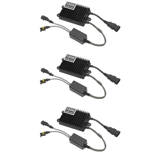 3X 12V Slim 100W Hid Ballast Replacement Xenon Light Ballast Quick Start Ultrathin