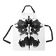 thumbnail image 1 of Delantal ABPHQTO Mariposa Rorschach Inkblot hogar Cocina con bolsillos 70x80 cm, 1 of 1