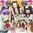 thumbnail image 2 of Demon Slayer Girl Nezuko Balloons Party Supplies Decor Set Decorations Kit Fans Birthday, 2 of 6