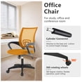 thumbnail image 5 of PayLessHere Orange Ergonomic Office Chair - Adjustable Mesh w/Lumbar Support, 5 of 7