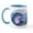 White/Blue Inside, variant on CafePress - Dolphin Bunny Rabbit Easter Mug - 11 oz Ceramic Mug - Novelty Coffee Tea Cup