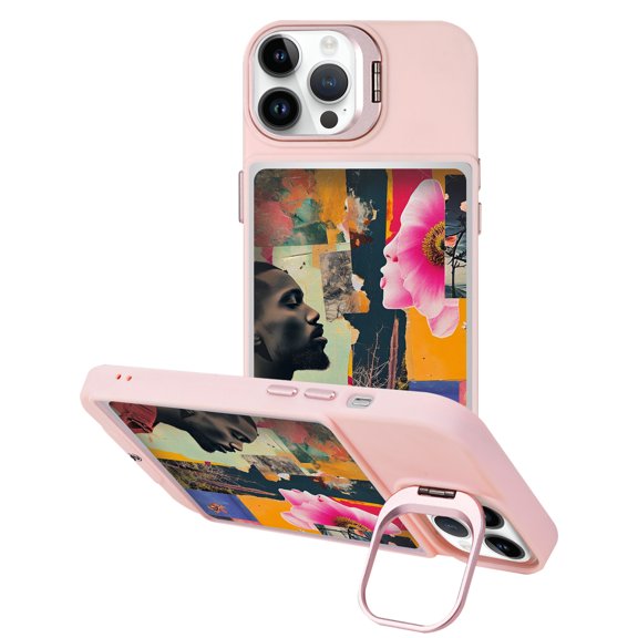 Topwrack iPhone 16 Pro Max MagSafe Case – Shockproof, Waterproof, Rugged Protective Cover with Kickstand & Card Holder, Slim Fit, Anti-Slip Grip – Pink