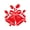 Red, variant on Vinyl Wall Art Decal - Christmas Jingle Bells - 22" x 22" - Cute Fun Holyday Season Design Sticker For Living Room Playroom Entry Way Door Windows Storefront School Coffee Shop Decor