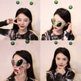 thumbnail image 2 of 3 antenas Alien Head Band divertidas gafas de mosca verdes vestido de fiesta gafas de fiesta, 2 of 5