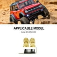 thumbnail image 4 of ZheElen Brass Light Weight Axle Cover For 1/24 Axial SCX24 RC Car Part RC Car Accessories Replacement Parts RC Upgrade Part, 4 of 6