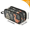 thumbnail image 4 of FORMRS Pencil Case with 3 Compartments Zipper Pouch, Elementary School Level and up, Gray Dinosaur, 4 of 8