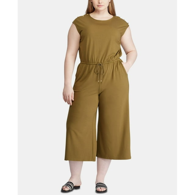 Ralph Lauren Combinaison à Manches Courtes en Tricot pour Femmes Plus Dreshima