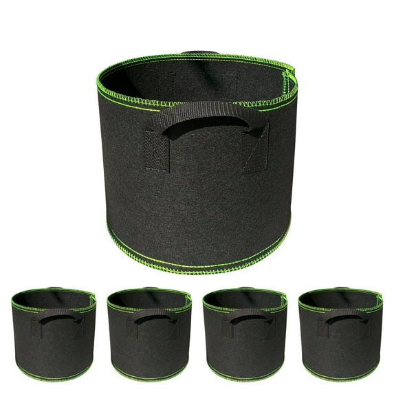 Mr. Garden grow bag,7gal,10 Pack,green edge