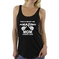 thumbnail image 1 of Awkward Styles Women's What An Amazing Mom Looks Like Graphic Racerback Tank Tops, 1 of 4