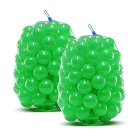 Machrus Upper Bounce Crush Proof Plastic Trampoline Pit Balls 200 Pack - Green