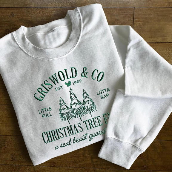 Christmas Tree Farm Embroidered, Sweatshirt
