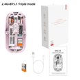 thumbnail image 1 of Ratón Bluetooth transparente inalámbrico, ligero y recargable, apto para teléfonos móviles Apple, Huawei y portátiles, 1 of 2