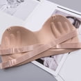 thumbnail image 5 of Strapless Bra Wrap Chest Chest Pad Massage Hosiery Women Tube Top Strapless No Steel Ring Bra, 5 of 8