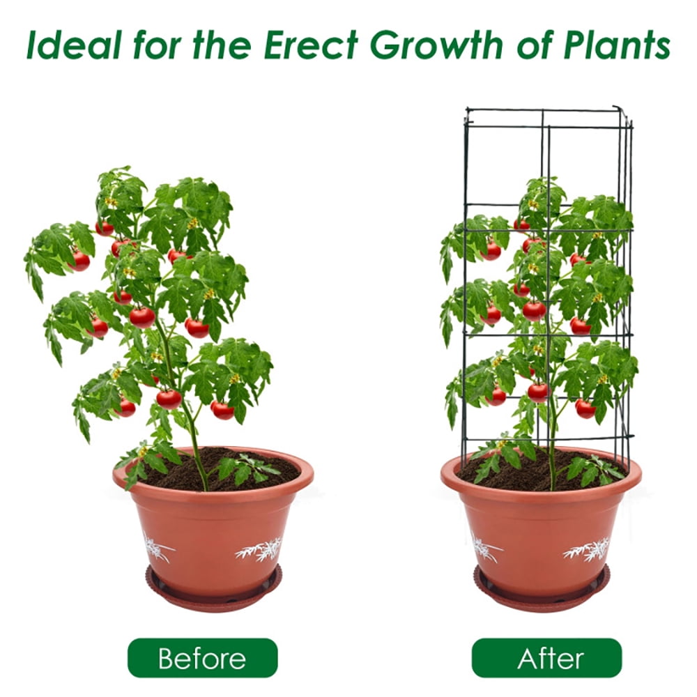 Aimee Lii 4 Pack Garden Trellis for Climbing Plants for Flower Vegetable, Plant Stand Tall Indoor