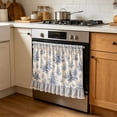 thumbnail image 5 of Dmlowu Ruffled Oven Skirt, Adjustable Tie Waterproof Oven Skirt Curtain, Stain-Resistant Cover for Oven Sink Toaster Microwave, Farmhouse Kitchen Decor, 5 of 6