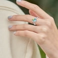 thumbnail image 4 of Fashionable Individual Oval Inlaid With Zircon Feometric Ring Exquisite Jewelry For Daily For Giving, 4 of 6