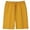 Yellow, variant on yillto Boys Girls Cotton Shorts with Pockets Drawstring Sweat Shorts Elastic Waist Kids Wide Leg Summer Shorts