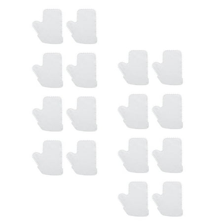 Pretyzoom Kitchen Cleaning Gloves Reusable White Supple Material for Home 40Pcs