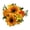 Orange, variant on KGJQ Sunflower Artificial Flowers, Realistic Fake Bouquet for Wedding Home, Rustic Silk Fabric Floral Arrangements for Vase Centerpiece, Fall Decor