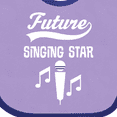 thumbnail image 4 of Inktastic Future Singing Star Childs Music Boys or Girls Baby Bib, 4 of 4