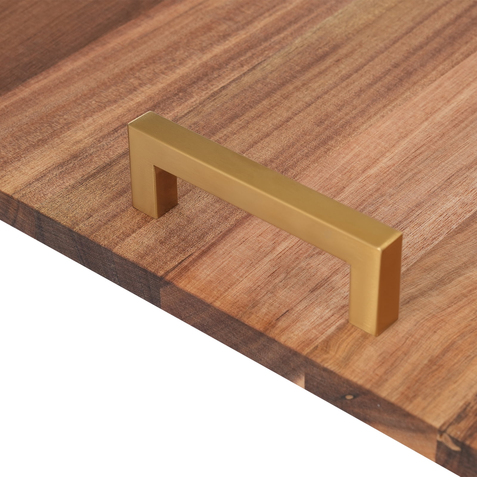 Stove Top Covers for Gas Burners Acacia Wood Noodle Board Stove Cover with Handles Cooktop Protector Rectangular Serving Tray For Home Kitchen Restaurant Camping