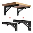 thumbnail image 3 of 2PCS Black Finish Camper Van Folding-Bracket Table Shelf Interior Accessories for Motorhome Caravan RV Camper Trailer Food Truck ,Rv Camper Accessories, 3 of 6