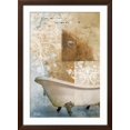 thumbnail image 2 of Art.com Bathroom and Ornaments I Art Print by Patricia Pinto, Brown Frame Wall Art, 32" x 44", 2 of 5