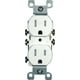 thumbnail image 1 of Outlet Leviton, 15 A, 125 V, dúplex, blanco, 5-15R, para uso residencial, 1 of 1