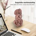 thumbnail image 3 of Resin  Sculpture Decorative Bunny Figurine, Exquisite Craftsmanship, Fun Decoration, Perfect Gift, Versatile Application, 3 of 7