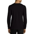 thumbnail image 5 of Hanes 4.5 oz. 100% Ringspun Cotton nano-T Long-Sleeve T-Shirt (498L) Black, M, 5 of 5