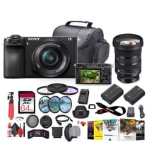 Sony a6700 Mirrorless Vlogger Camera with 16-50mm Lens   Sigma 24-70mm   More - Bundle(International Model)